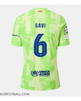 Billige Fotballdrakt Barcelona Paez Gavi #6 Replika Tredjedrakt 2024-25 Kortermet